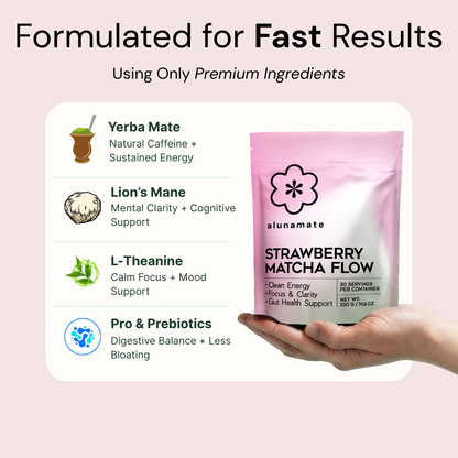 Strawberry Matcha Flow